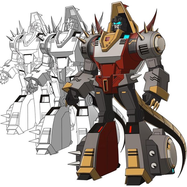 Transformers Dinobot Slag Concept Art Image (1 of 1)